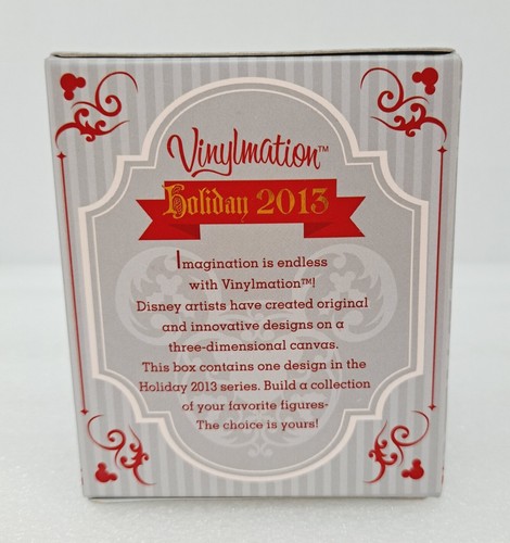 2013 Disney Vinylmation Vacanze Topolino Oro Rosso Figura Ornamento 3" Nuova Scatola - Foto 2 di 4