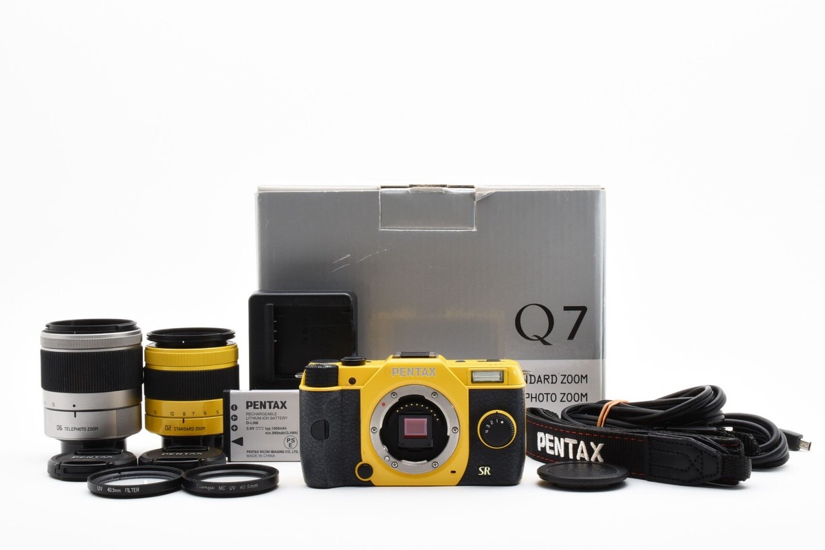 PENTAX ミラーレス一眼 カメラ Q7 yellow Qシリーズ ペンタックス ミラーレス PENTAX Q7 レンズキット
