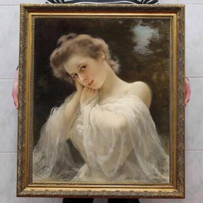 Lady painting best sale