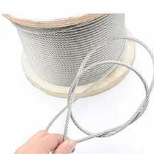 Stainless Steel 304 Wire Rope Cable Rigging 0.5mm 0.6mm 0.8mm 1.0mm 1.2mm - 20mm
