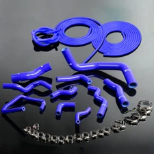 Fit For Silvia S13 S14 S15 200SX 240SX SR20D Silicone Radiator+Vacuum Hose Blue