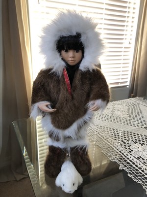 porcelain eskimo doll