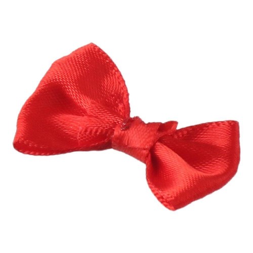 100Pcs Mini Satin Ribbon Bows Red Boutique Flower Bowknot for Sewing Scrapboo... - Picture 6 of 7