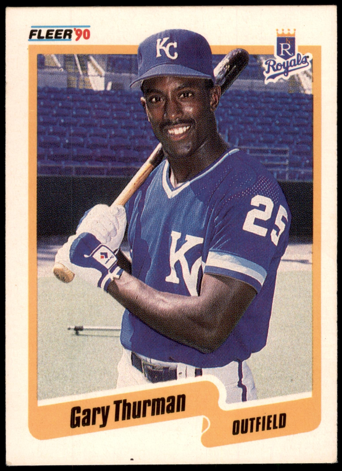 Gary Thurman #121b 1990 Fleer