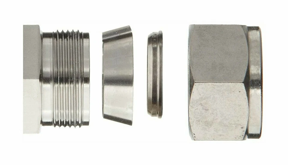 5/8" Tube x 1/2" MNPT 316ss Elbow Fitting SSP Duolok ISSD10ME8 - Image 2 of 2