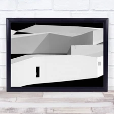 S Graphic Geometry Shapes Architecture Abstract Angle Wall Art Print