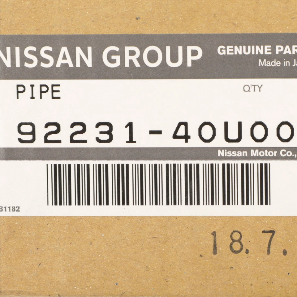NUEVO OEM 1995-2003 Nissan Máxima Motor Refrigerante Agua Tubo Codo Tubo 92231-40U00 Foto 3 de 3