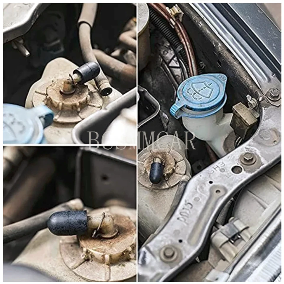 Vacuum Dust Cap Car Rubber Dropper Cover ID 5/32in to 3/8in Carburetor Hose Cap - Image 3 of 4