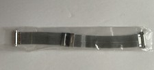 1960s Vintage NOS Stainless Steel Mesh 16-20 mm Adjustable Watch Band Bracelet