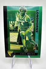 2021-22 Chronicles Draft Picks Flux Greg Brown Rookie RC Green Prizm