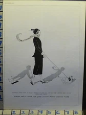 1924 LISTERINE DENTIST FLAPPER DOG FASHION LADY BAD BREATH HEALTH   L19
