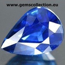 AAA - NATURAL SAPPHIRE - SAPPHIRE BLUE CT 0.80 PEAR CUT ORIGIN MADAGASCAR GOOD