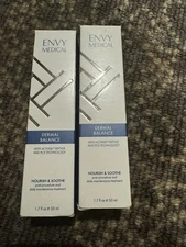 Envy Medical Set Of 2 Dermal Balance Facial Treatments 1.7 Fl Oz Each New In Box