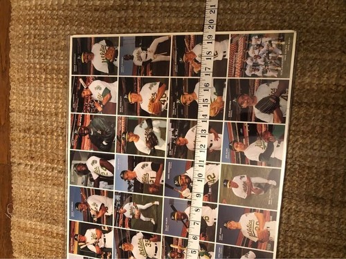1991 Oakland A's Framed Mother's Cookies Card Set 28 Players McGwire Canseco Eck - Picture 7 of 8
