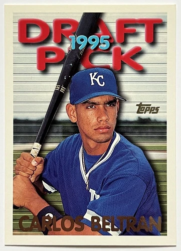 1995 Topps CARLOS BELTRAN RC #18T    2026 HOF ?!   Card is NM-MINT+ Condition !