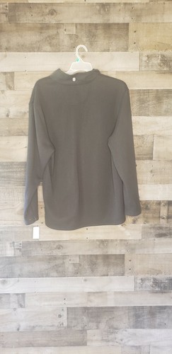 IZOD Herren Spectator 1/4 Zip Pullover Fleece Größe Large dunkelgrün - Bild 2 von 4