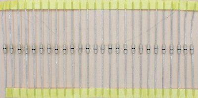 Zero Ohm Resistor 0 Ohm 1/4W Axial (Qty 25)