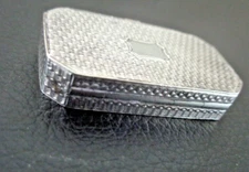 Antique Sterling Silver Vinaigrette + Sponge h/m 1838 Birmingham Gervase Wheeler