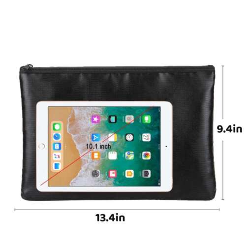 Borsa portamonete ignifuga 2000°F impermeabile sicura borsa contanti US - Foto 6 di 10