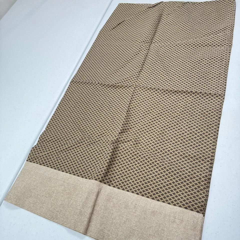 винтажный jcpenney наволочка стандартный коричневый бриллиант геометрический хлопок смесь США - Изображение 3 из 4