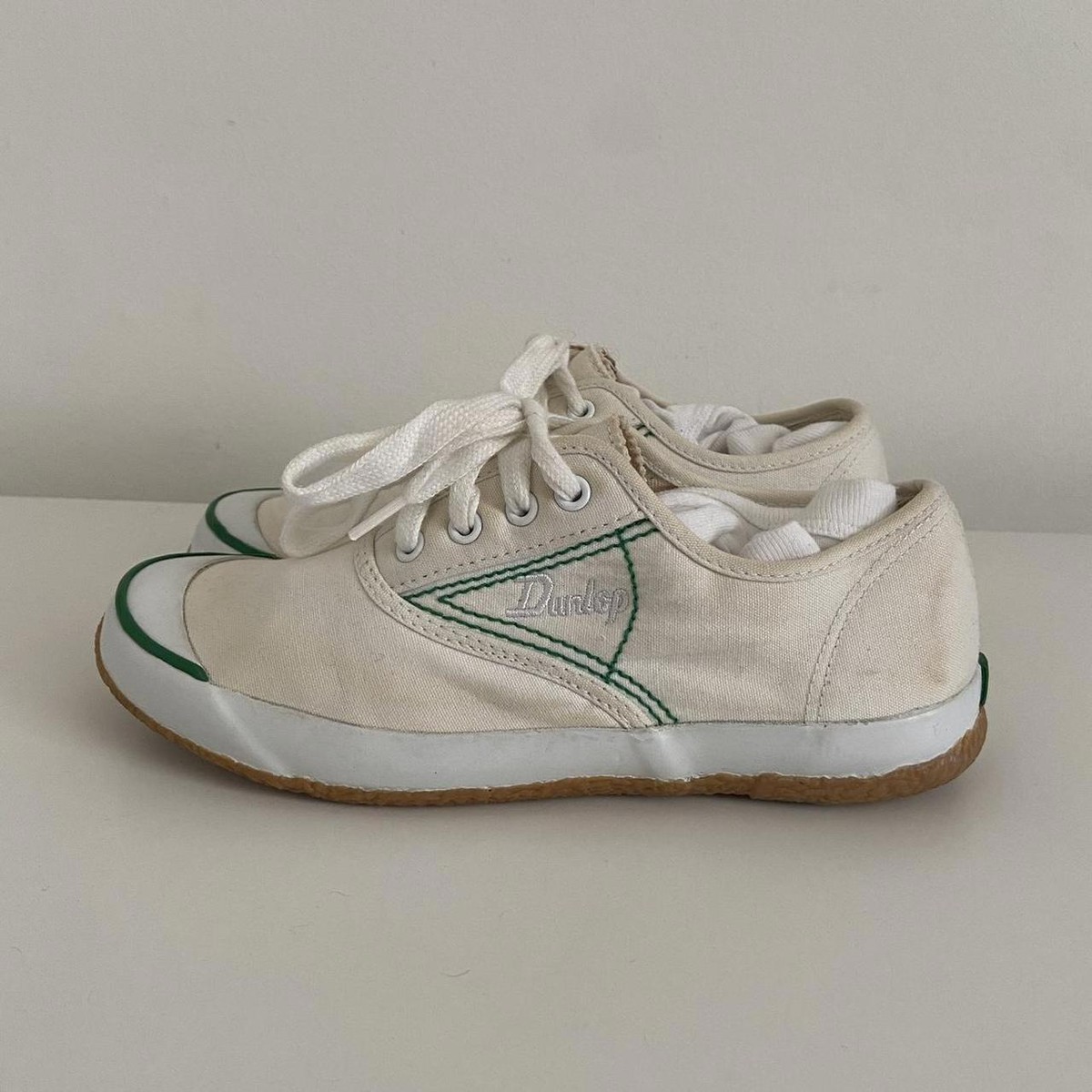 HOT Retro Trainers Mens Dunlop Green Flash Trainers Dunlop