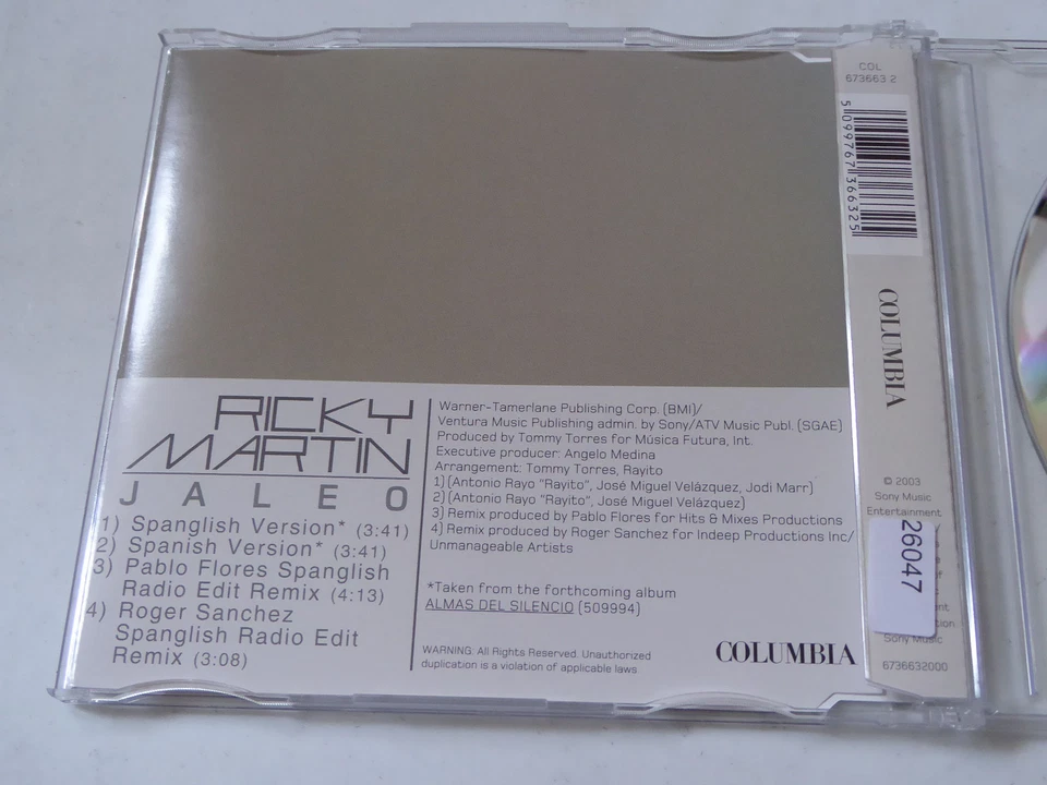 RICKY MARTIN : Jaleo  > NM (MCD) - Bild 2 von 4