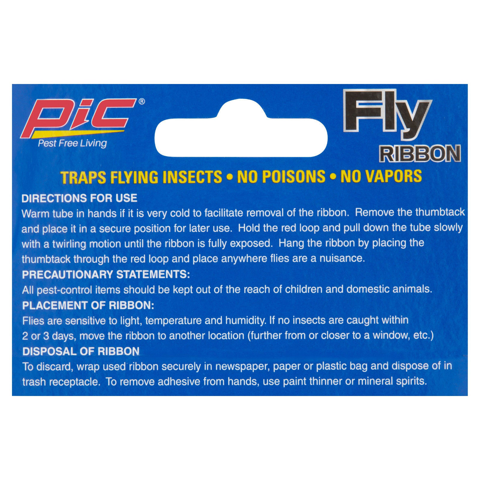 PIC Fly Ribbon Bug & Insect Catcher, 4pk for sale online | eBay