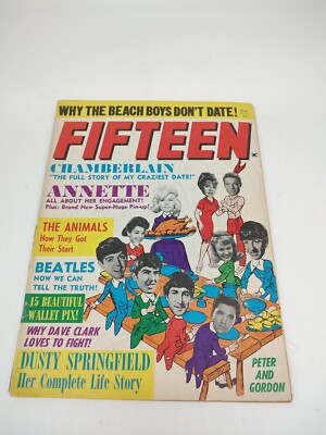 FIFTEEN - TEEN magazine 1964 December- Beach Boys, Beatles, The