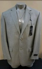 ANDREW FEZZA MANS CARY TAN COTTON 2 BUTTON JACKET / BLAZER SIZE 41 RT 260
