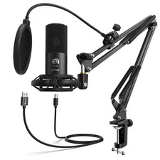 Fifine Usb Microphone Kit Condenser Studio Microphone For Computer Pc Mic With