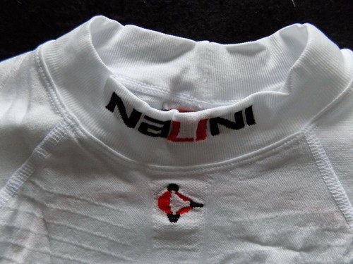 Nalini Men's Passione Cycling Compression Base Layer - White/Black/Red-Size S-M - Picture 6 of 10