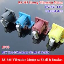 DC 6V 12V 385 Motor Strong Vibration Motor Massager / Toy Vibrating Motor+Shell