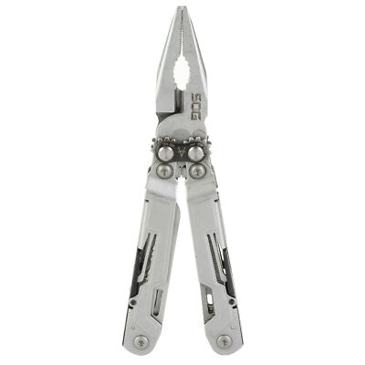 SOG PowerPint Multi-Tool 18 Tools w/pliers 420 Stainless Steel Stonewash Silver
