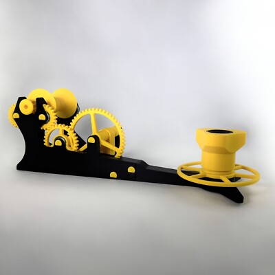 Filamentspooler - Re-Spooler - GELB - 3D Druckrolle Filament Wickelwerkzeug