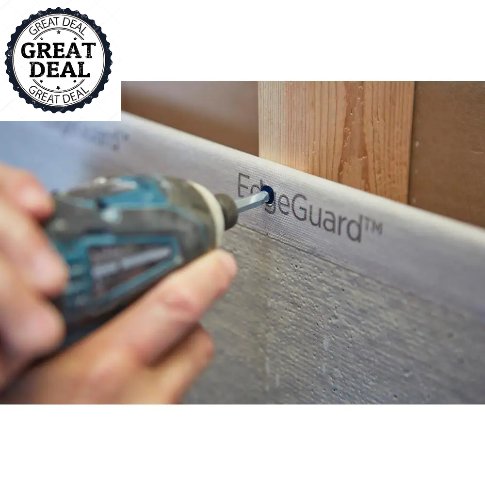 Cement Board W/ Edgeguard 1/2" X 3' X 5' Reinforced Edge