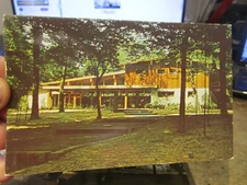 L3 Old MANSFIELD OHIO Postcard Camp Mowana Oswego Lodge Church Summer Christian