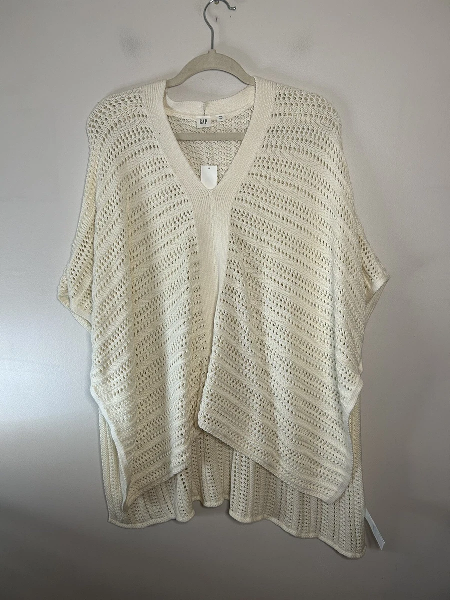 gap poncho sweater