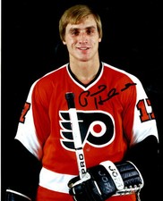 Autographed PAUL HOLMGREN Philadelphia Flyers 8x10 photo 