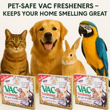 3 x 6 Pack Vac Air Freshner Hoover Vacuum Cleaner Pet Lovers Spring Meadow Scent