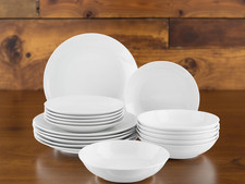 Tafelservice Angi 18-tlg, 6 Personen Porzellan Geschirr-Set Teller