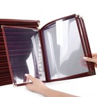 WeChef 30 Pack Menu Covers 8.5 x 11" Book Style 4 Pages 8 Views Restaurant Bar — photo 9