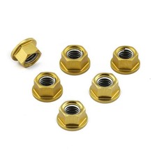 Probolt Rear Sprocket Nuts Gold for Honda XR 200 1984