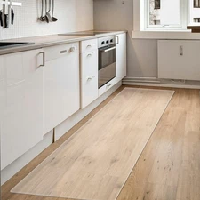 Clear Runner Rug for Hallway, 24 x 96 Inch Clear Floor Protector, Waterproof ...