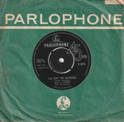 Billy J. Kramer - I'll Keep You Satisfied (Parlophone 1963) 7'' Single