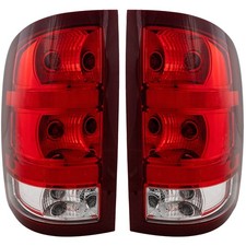 Plug Play 2007-2013 Gmc Sierra 1500 2500 3500hd Tail Lights Lamps Leftright