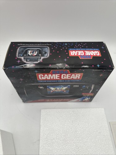 Sega Game Gear System Sonic 1 Paquete En Caja ¡MUY LIMPIO! Parcialmente funcionando ¡LEER! - Imagen 16 de 22