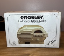 Crosley CR-3 Collector  s Edition Radio AM FM Cassette New Open Box w/ Manual