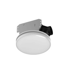 Commercial Electric 80/110 CFM Bathroom Exhaust Fan w/ LED  Humidity Sensor