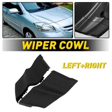 2pcs Windshield Wiper Side Cowl Cover Trim Fits For Toyota Yaris 4-Door 2006-10