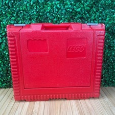 Vintage 1984 Lego Group Red Lego Carrying Case Original Label USA